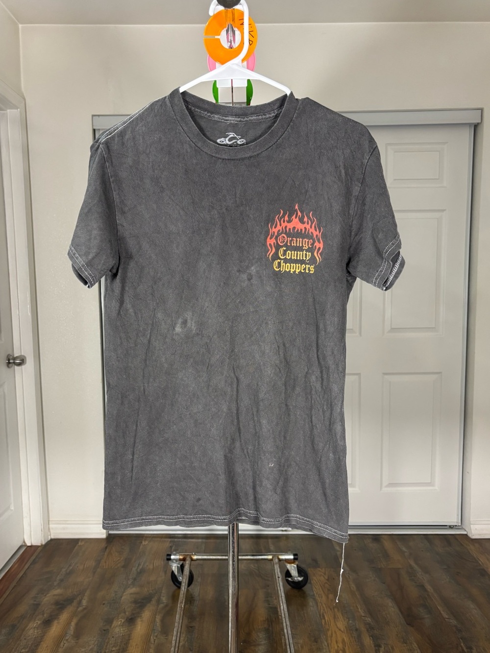 Orange County Choppers Men's Black Short Sleeve Logo Tee